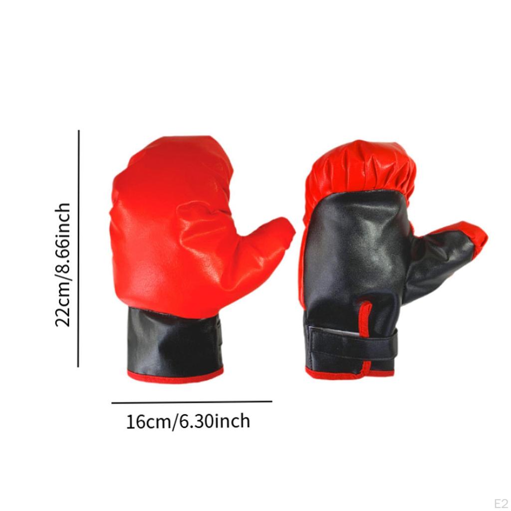 2 Pack of Boxing Gloves with Punching Bag Accessories