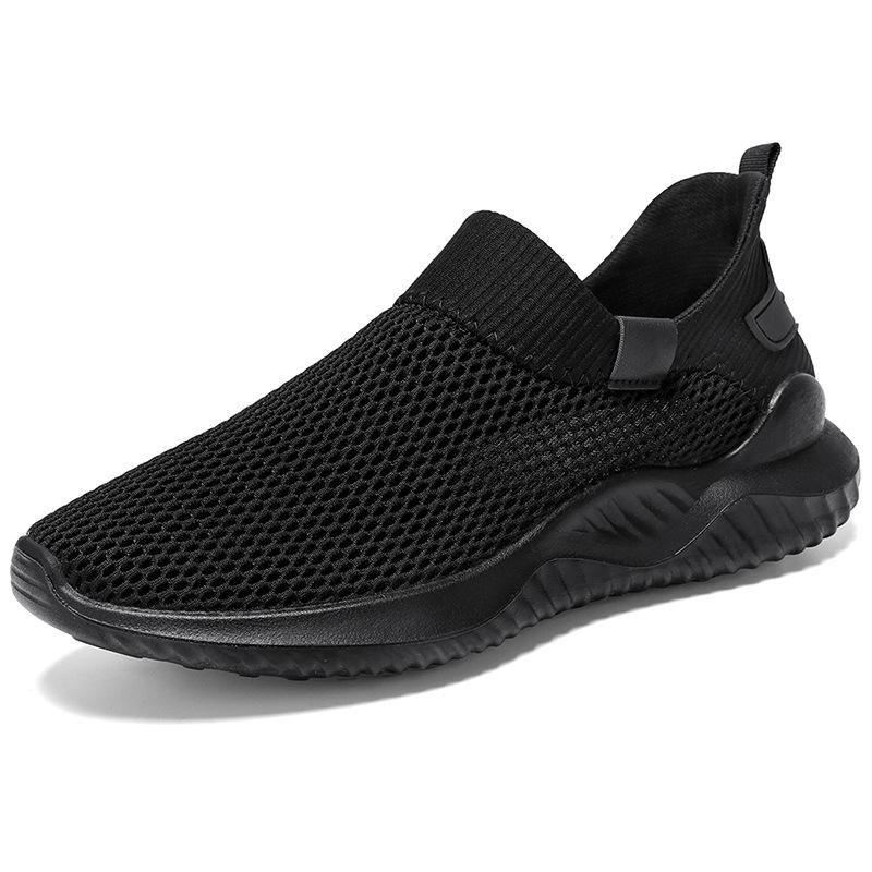 Shoes Men's Spring and Summer Single Shoes Lazy Men's Slip-on Men's Shoes Soft Breathable Sneakers