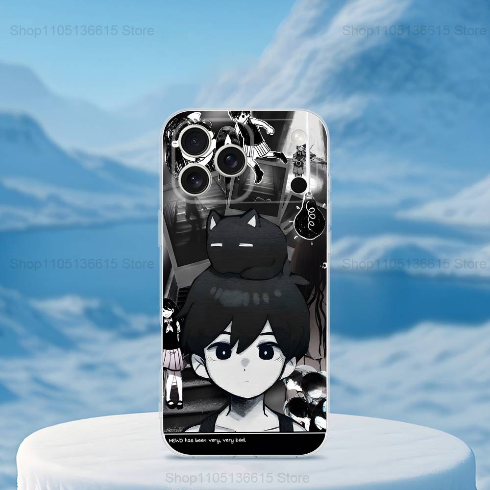 E-Emotion O-Omori Game For iPhone 12,Mini,16,X,17,Plus,11,Max,13,XR,15,Pro,14,SE,XS,Transparent Soft Cover Case