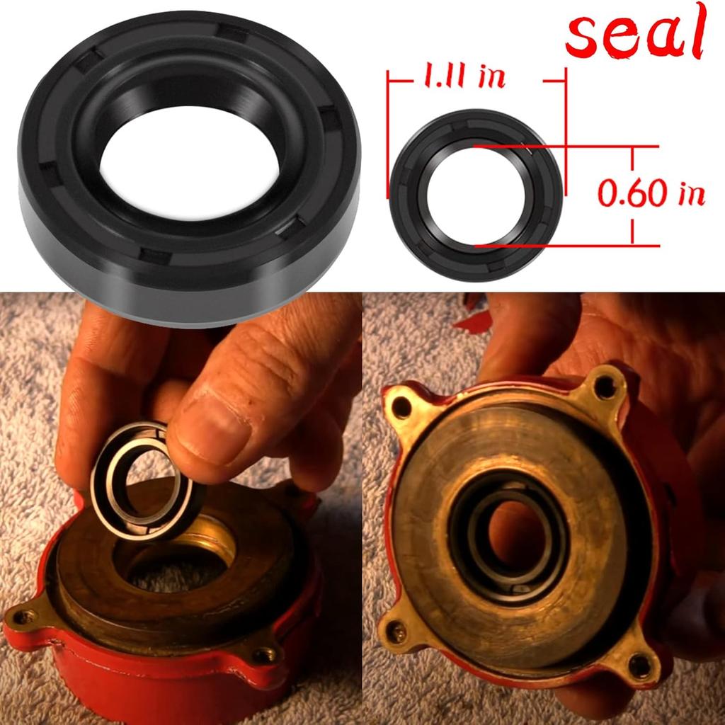 Raw Water Pump Repair Rebuild Kit Fit for 1999-2005 Volvo Penta Gas Sterndrive Replaces Johnson 09-5000