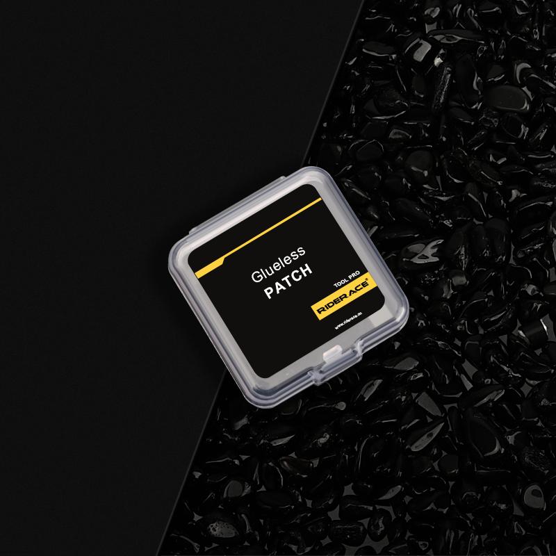 Bicycle Tire Patch Repair Tool Kit Glue-Free Quick Drying Portable Rubber Fetal Repair Bike Inner Tube Glueless Chip Patches Kit