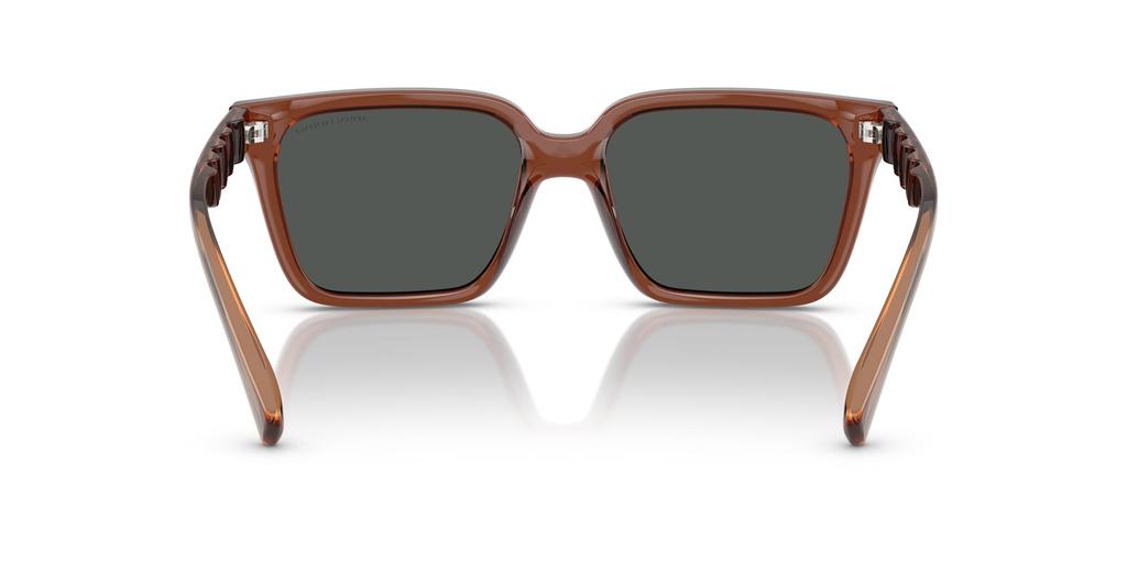 Sunglasses 0AX4147SF SHINY TRANSPARENT GREEN 56 [Armani Exchange]