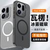 Applicable To OPPO FindX9Pro Mobile Phone Case Corrugated Grating Magnetic Suction Reno14Pro Ice Mist Anti-drop Protective Case