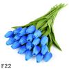 5/10pcs PU Tulip Simulation Flower Artificial Flowers Fake Tulips Real Touch Flower Arrangement Bouquet for Home Wedding Decor