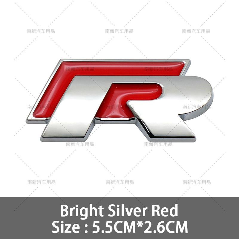 2026 Hot For VOLKSWAGEN VW 3D Metal R Grille Badge Rear Tail Trunk Emblem Decal Stickers For Volkswagen VW Polo Passat Golf Jett