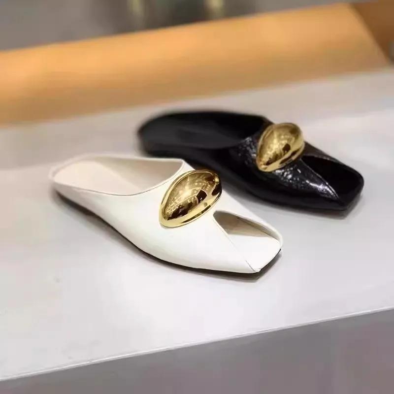 Women Summer Flats Slippers Leopard New Shoes Sandals 2025 Slingback Designer Woman Peep Toe Flip Flops Zapatillas Mujer