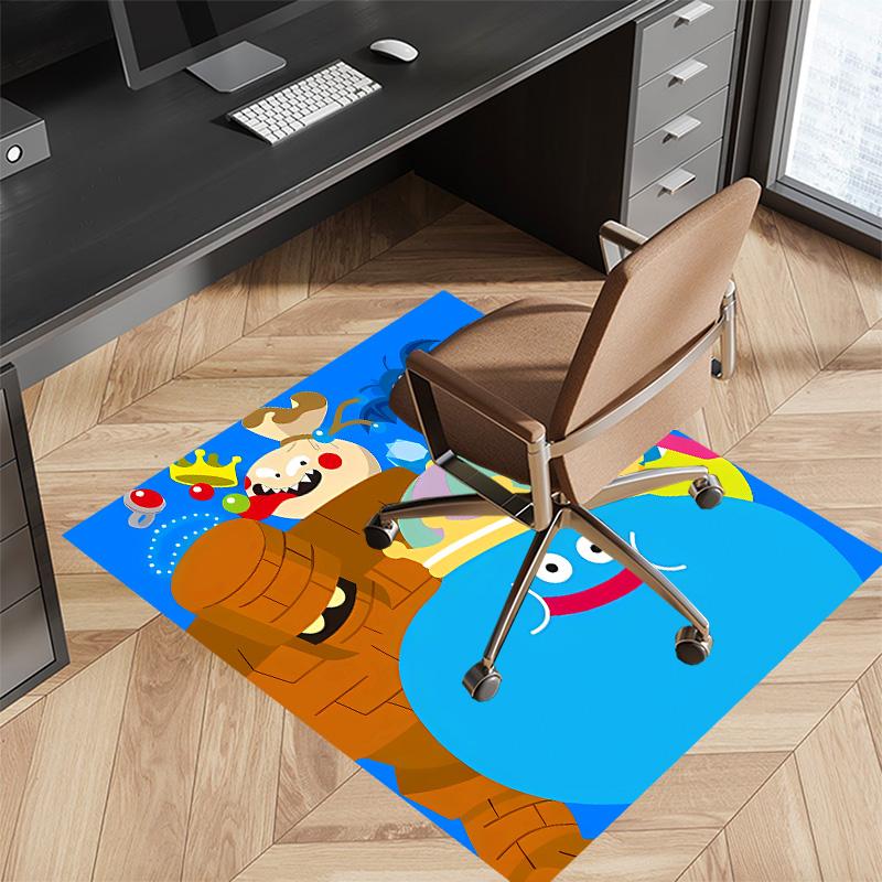Dragon Quest Slimes Printed Absorbent Washable Carpet,Non-Slip Bathroom Mats,Kitchen Rugs,Living Room Entrance,Camping Picnic Rugs