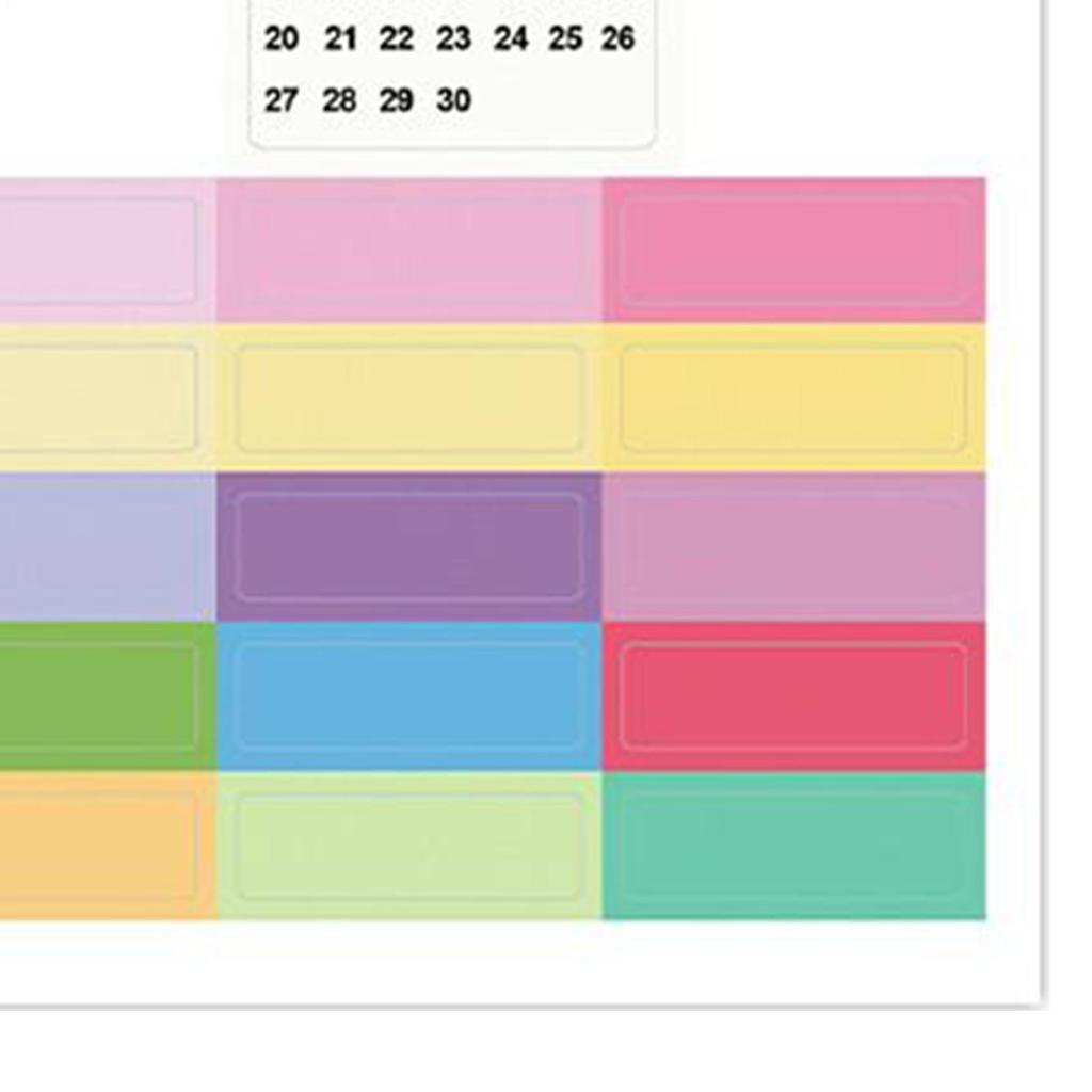 2Pcs 2026 Calendar Stickers Monthly Planner Stickers Labels For Diy Scrapbook Journals Notebooks Scheduling School Office