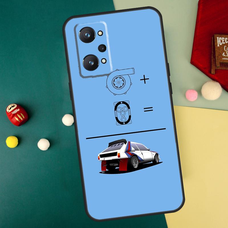 Rennstreifen Rennfahrer Auto Für Realme GT Neo5 GT3 GT5 9 10 11 12 Pro Plus C25s C21Y C30 C33 C35 C51 C53 C55 C31 Hülle
