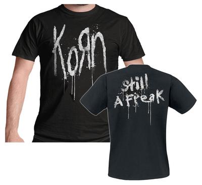 Korn T-Shirt Still a Freak Musik Merch Classic Metal Schwarz Neu Offiziell
