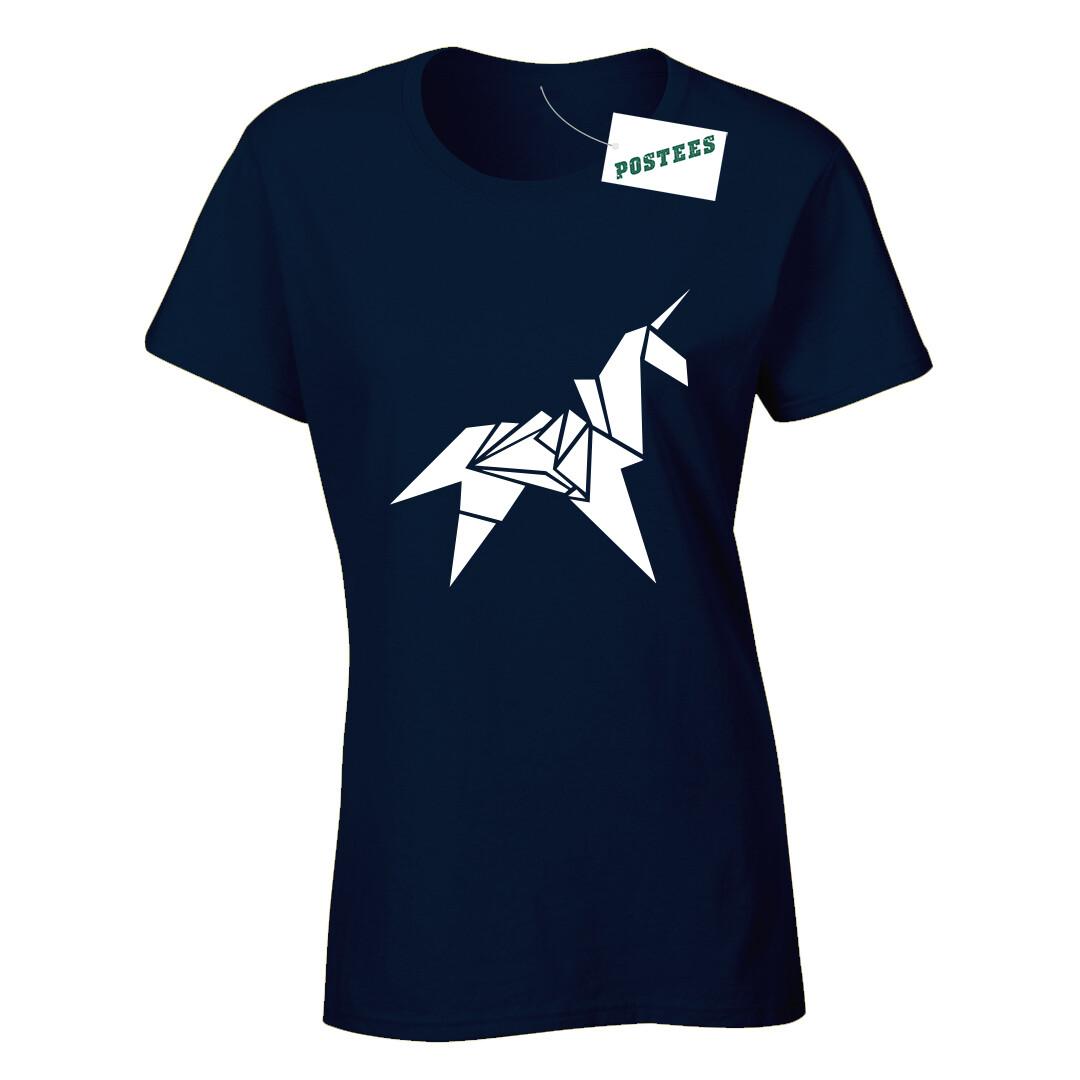 26 Origami Unicorn Inspired By Blade Runner Ladies Fitted T-Shirt Unisex T-Shirt M