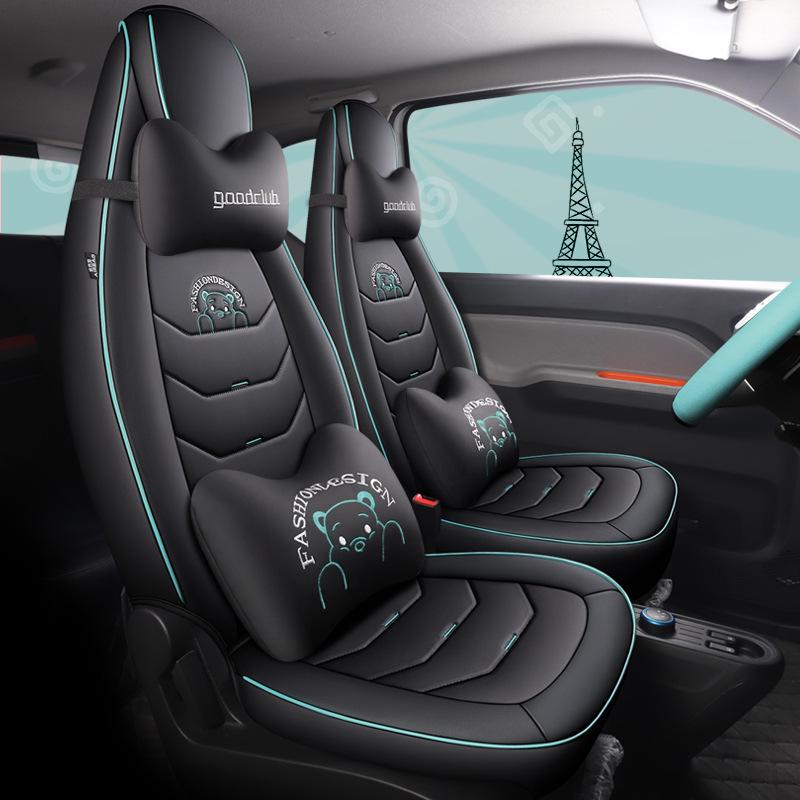 All-Season Leather Seat Cushion for Wuling MINI: Universal Fit for 5-Seater