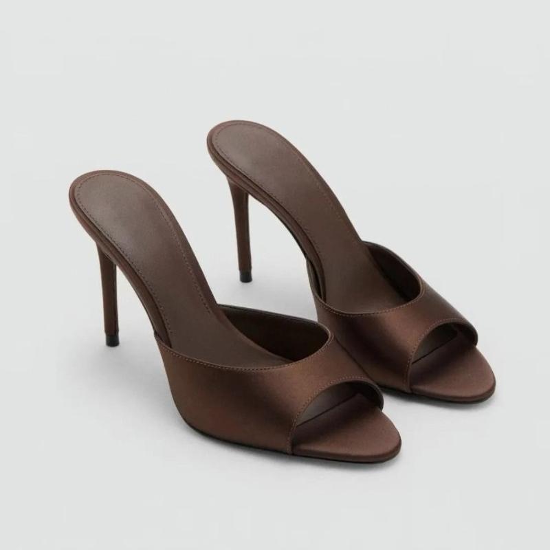 Sexy Tenké Vysoké Podpatky Letní Dámské Pantofle Obuv nazouvací Elegantní Večerní Párty Šaty Sandalias Mujer