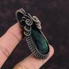 Green Fire Labradorite Pendant Copper Wire Wrapped Pendant Handmade Pendant Copper Jewelry Gemstone Pendant Wire Wrap Jewelry Gift For Mom