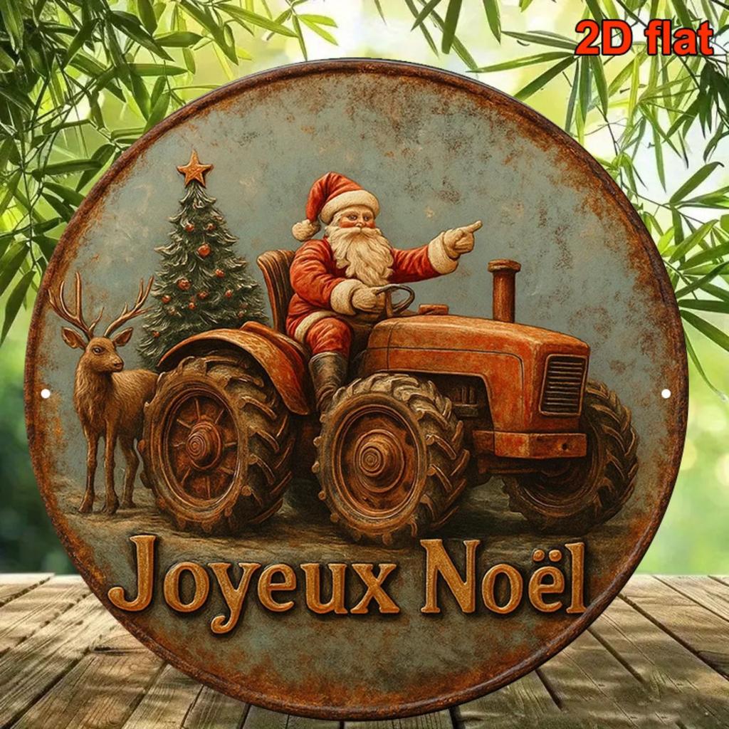 2D Flat Metal Wall Sign Decor