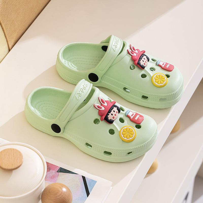 

Qidashun новые мультяшные аксессуары для обуви с отверстиями DIY кружевные туфли цветок детские туфли с отверстиями садовая обувь сандалии - 35 зелёный