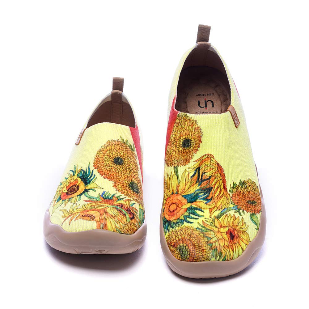 

Loafers Art Travel Shoes Wide Shoes Flat Deck Shoes Light Gift Popular Unisex Stylish [UIN] Women s Slip-on