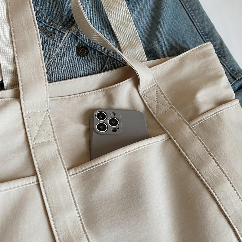 Duża pojemność płócienna torba typu tote torba damska na ramię