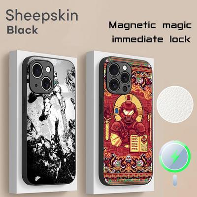 Space Marine Cool Game Design Phone Case For iPhone 17 16 15 14 13 12 Plus Pro Max  High-end Luxury Magsafe Sheepskin