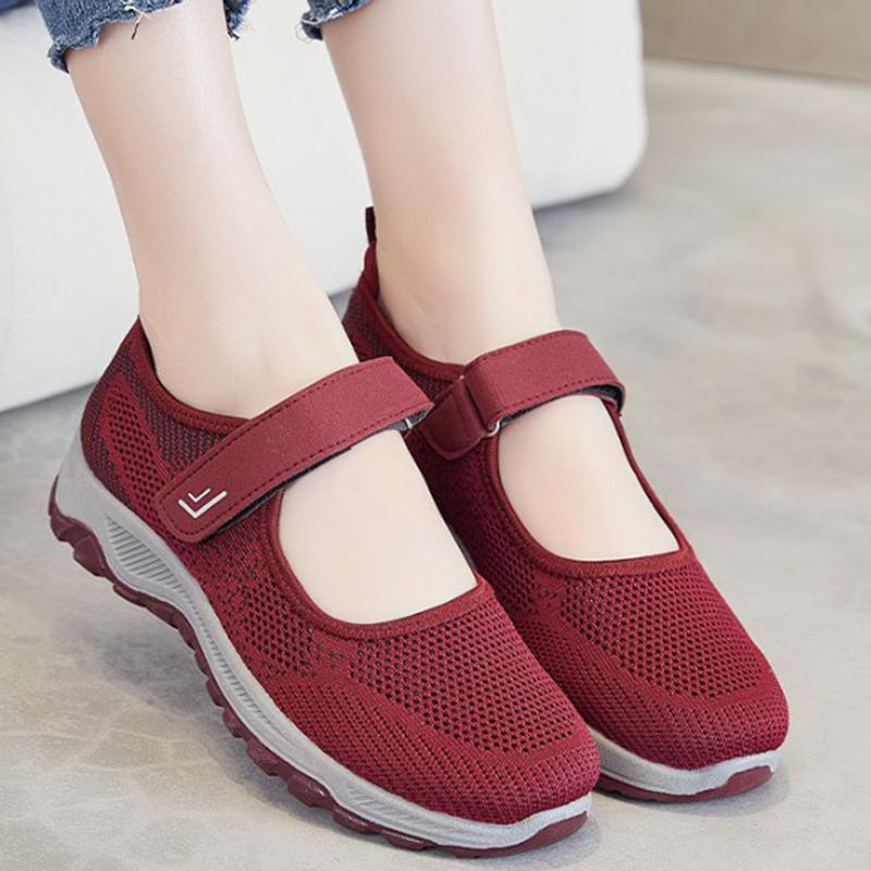 Women Sneakers  Mesh Ladies Flats Soft Platform Shoes Summer Breathable Woman Casual Walking Shoes Outdoor Shoes