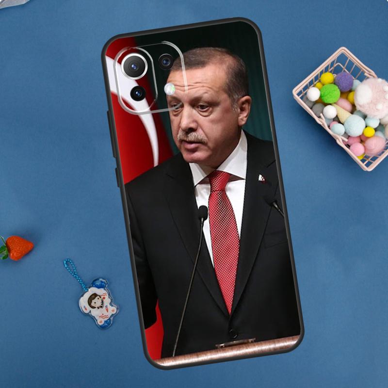 President Turkey Recep Tayyip Erdogan Case For Xiaomi 14T Pro 13T 11T 12T 13 14 15 Ultra POCO X7 Pro X3 X5 X6 F5 F6 M6 Pro Cover