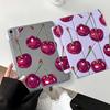 Cartoon Fruit Cherry Tablet Case For iPad Pro 2025 Pro 11th 10th 9th 8th 7th 12.9inch Mini 6 7 Air 4 5 M3 M2 1 2 M4 11inch