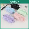 Korean Style Cute Candy Color Pencil Case With Large Zipper For Students And Makeup Storage