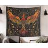 Phoenix Rebirth Indoor Tapestry