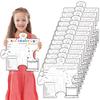 50 Pcs All About Me Poster Star Students Poster First Day Of School Fill In Craft Display Poster For Kids Students Teacher Class