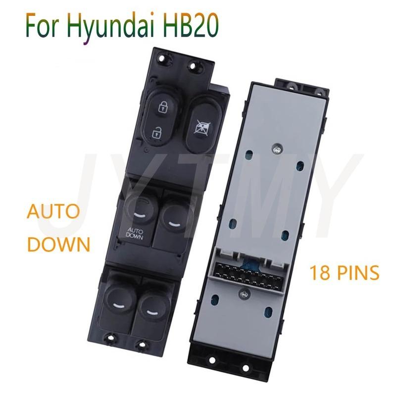 Car Accessories for Hyundai HB20 Front Left AUTO DOWN Electric Power Window Control Switch Glass Lifter Regulator Button Parts