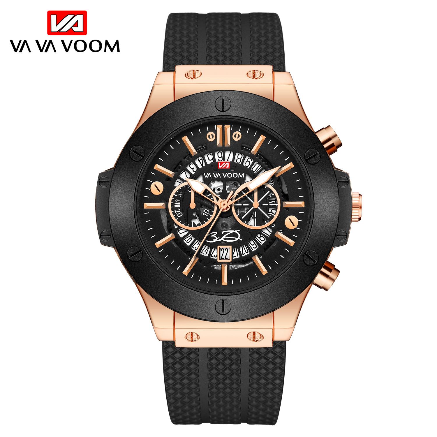 

VA VA VOOM Calendar Watch for Men Waterproof Watch Sports Watch for Men