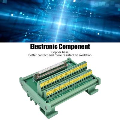 Electronic Component Terminal Board Adapter Plate Connector Module PCB  Female 60V DB37‑M7 Terminal Adapter Module