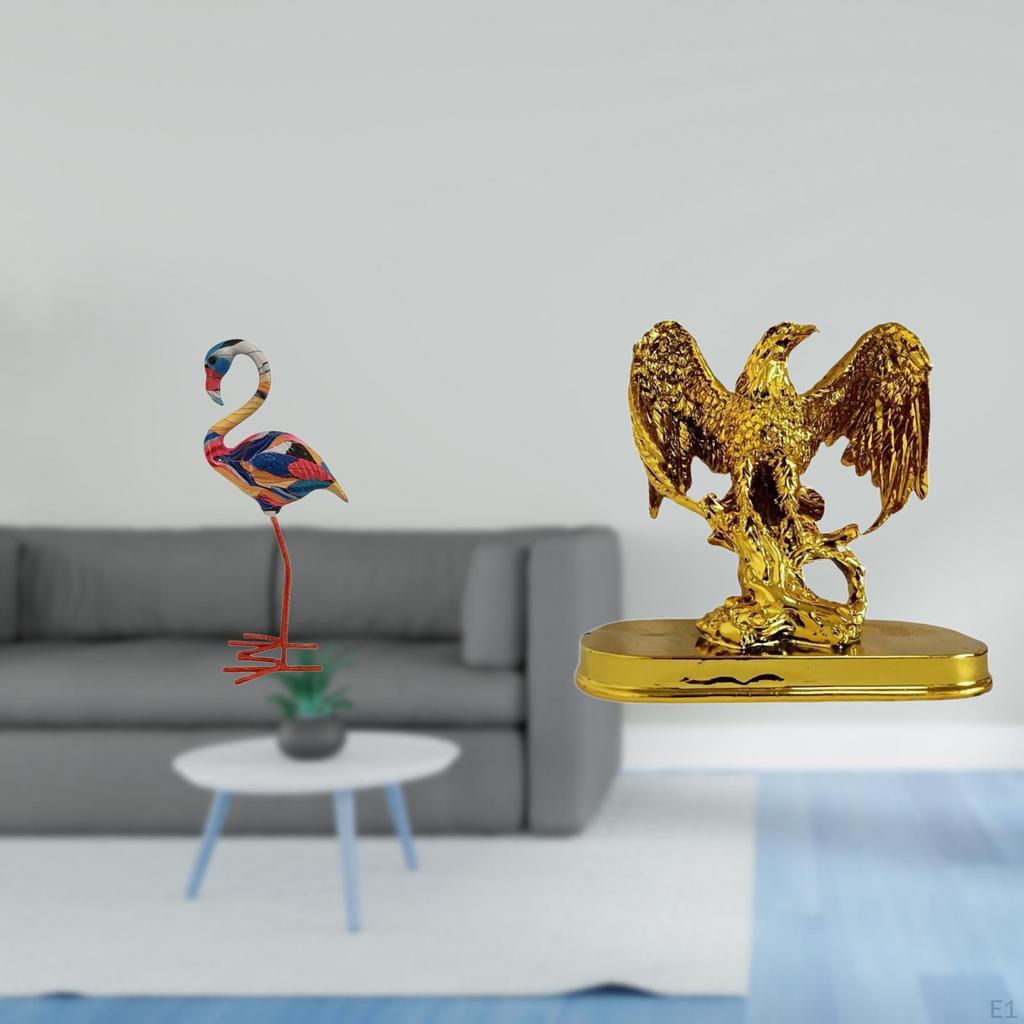 Flamingo And Animal Sculpture Figurine Modern Statue for Home Office Desk Indoor Outdoor Dining Room