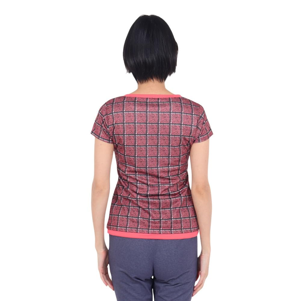 None PURE SHORT SLEEVE SHIRT Pink [Babolat] Women's PK00