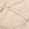 Women's Vest Autumn and Winter Plus Velvet Thick Large Size Middle-aged and Elderly Plaid Sleeveless Jacket with Plush and Thick Warm Shoulder Vest