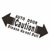 Car Door Stickers Safety Warning Labels Self-Adhesive Decals Do Not Pull Handle Durable Waterproof Universal Fit For All