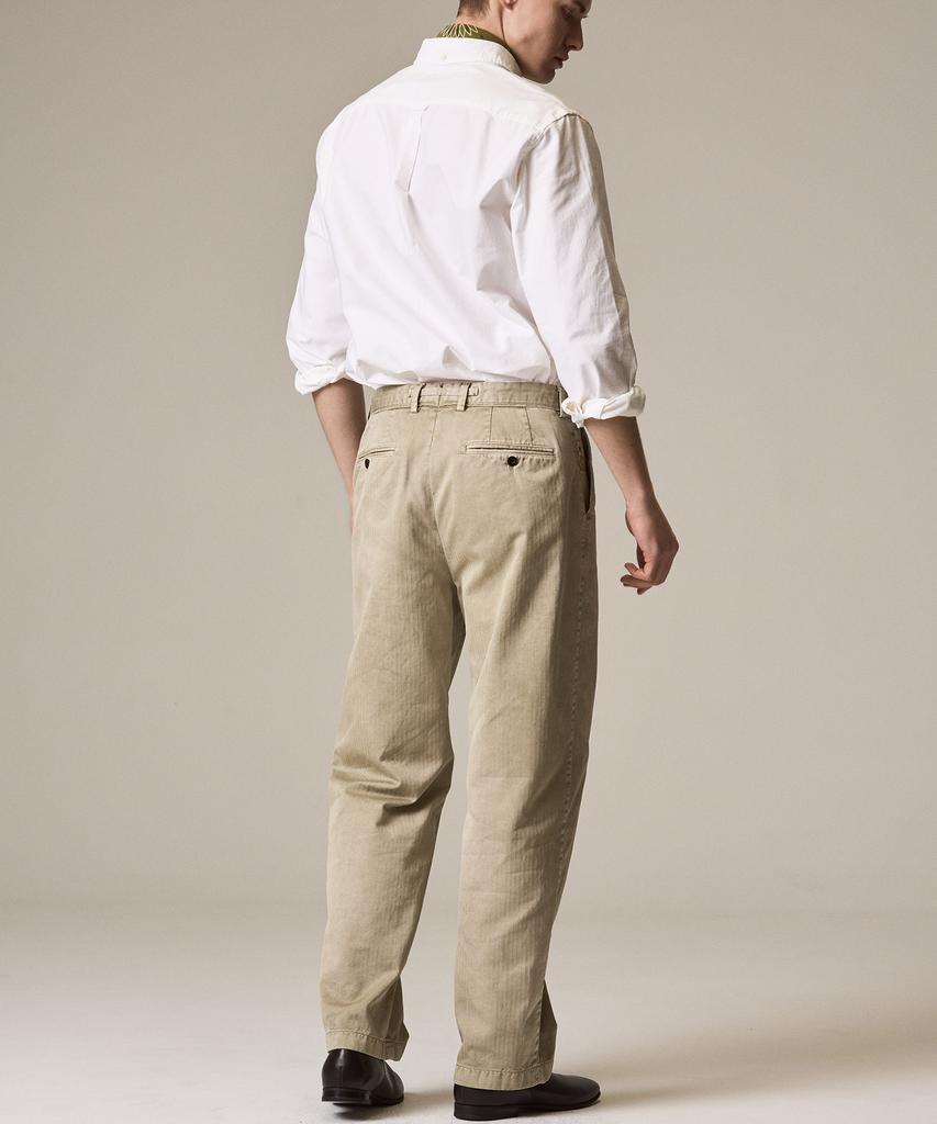 Laijeuaenbillou Garment-Dyed 302St Hbt Chino Pants Khaki