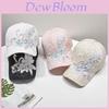 Floral Lace Baseball Cap With Breathable Polyester For Women Summer Sun Protection