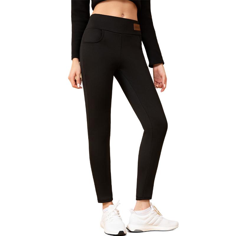 Women s High Waist Fleece Lined Leggings Pants Slim Fit Thermal Winter Bottoms S