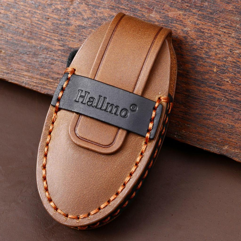 Premium Handmade Leather Car Key Cover for Nissan - All-Inclusive Protection