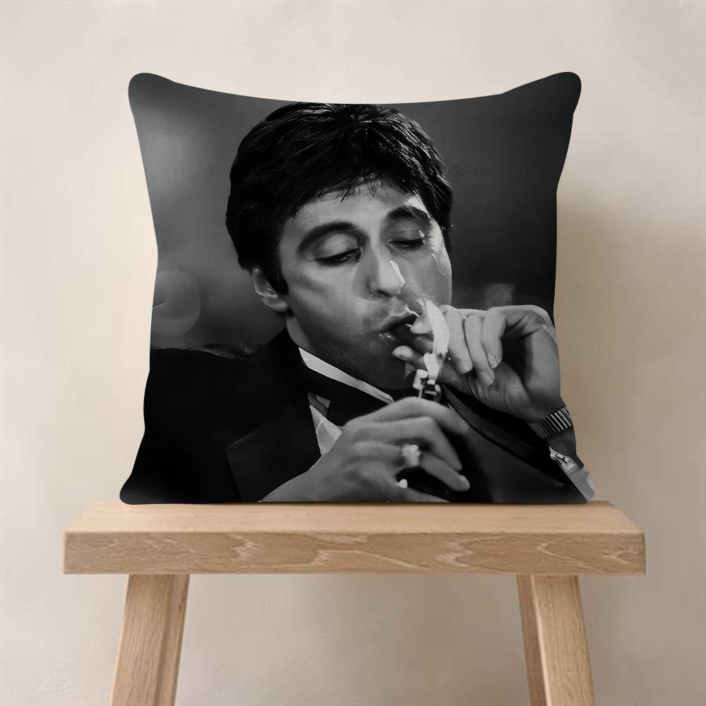 Classic Movie SScarface Maple Design Cushion Cover Happy Autumn Harvest Decor Holiday Decorati Pillow Cover