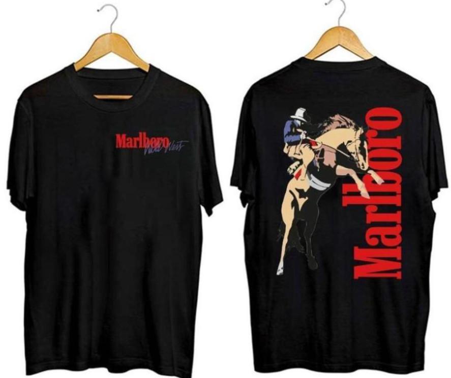 Vintage Marlboro Cowboy Wild West Shirt Unisex T-Shirt S