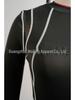Spring 2026 Sexy Mesh Long Sleeve Bodysuit for Women