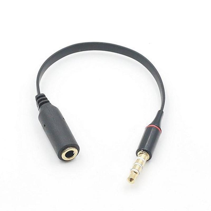 3.5mm US Standard to Mobile Headset Adapter, 4-Pole Male to Female Extension Cable