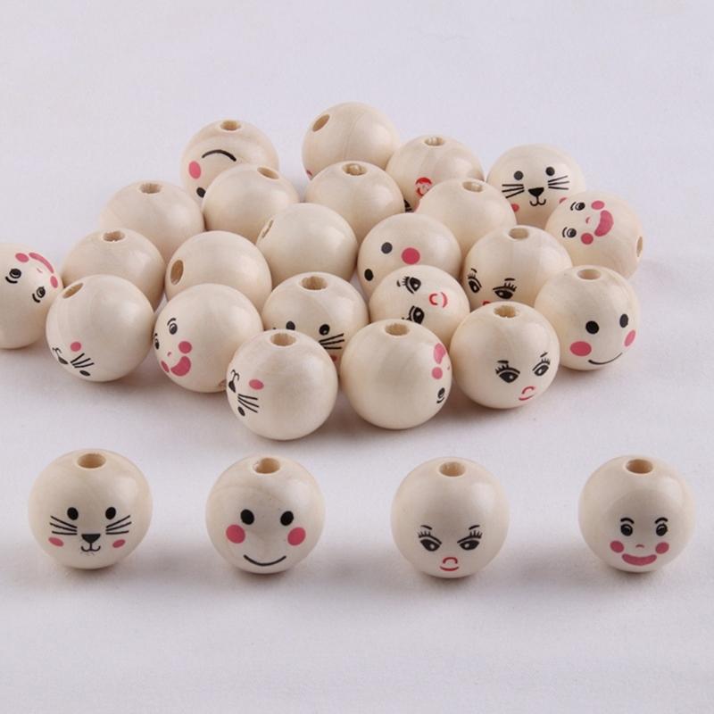 10 Pack Handcrafted Beads Wood Loose Beads Natural Wood Beads Wood Material Beading Supply Perfect for DIY Crafts Gifts