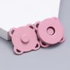 Plum Blossom Magnetic Snap Fasteners: Invisible, Colorful Male-Female Buckles for Bags & Clothes