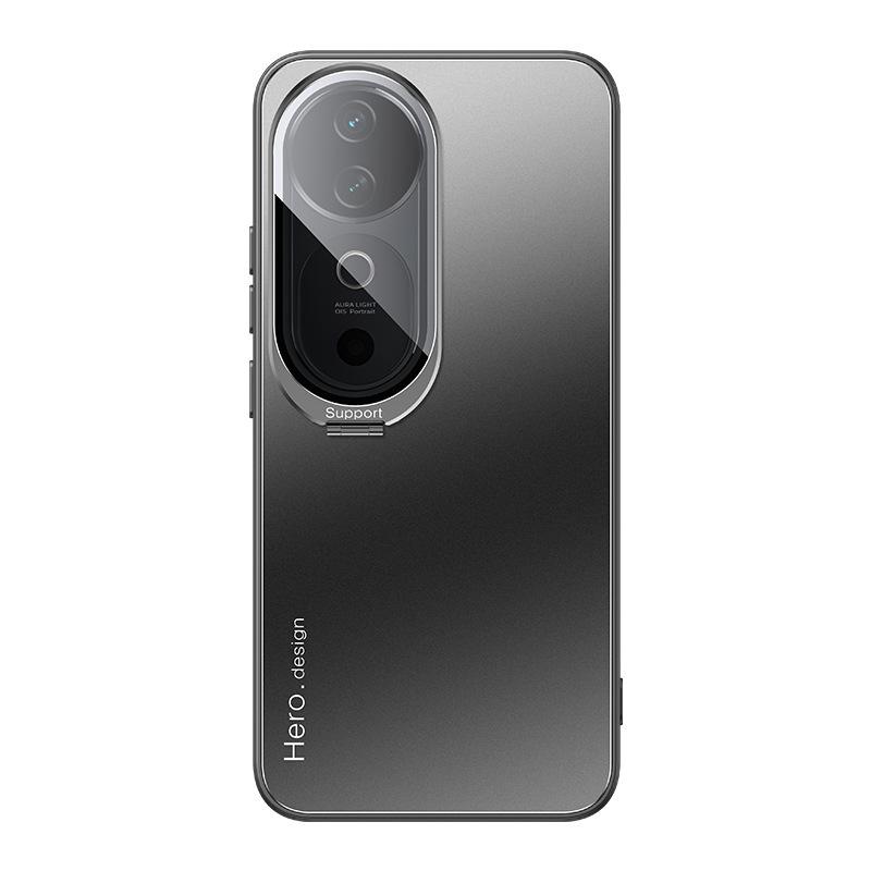 Applicable to vivoX200Pro matte mobile phone case X100s invisible lens holder IQOO13 metal magnetic sheath
