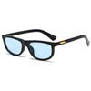New sunglasses big-name flat for European and American style square sunglasses male and female stars fashion high-end glasses
