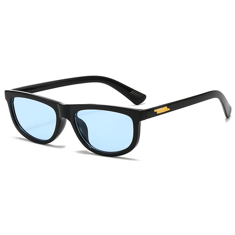 New sunglasses big-name flat for European and American style square sunglasses male and female stars fashion high-end glasses
