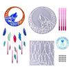 New Creative Silicone Resin Mold Dream Catcher Pendant Home Decoration Wall Hanging Ornament Silicone Molds Wolf Deer